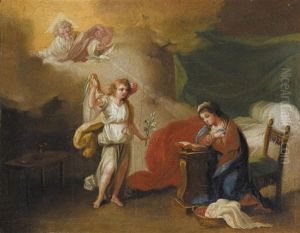 The Annunciation by Antonio Gonzalez Velazquez