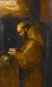 Saint Anthony Of Padua In Prayer
