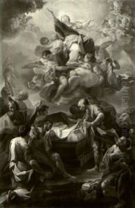 The Assumption Of The Virgin by Antonio Gonzalez Velazquez