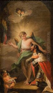 Aparicion De La Virgen A San Fernando