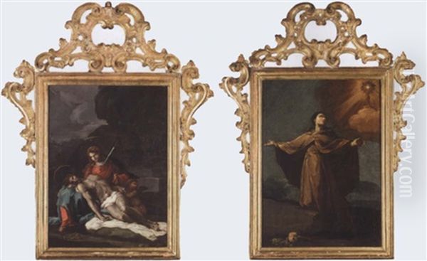 Saint Francis Receiving The Host - view 1