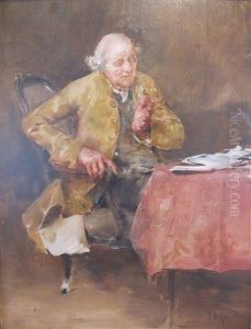 Homme A Sa Table De Travail by Juan Antonio Gonzalez