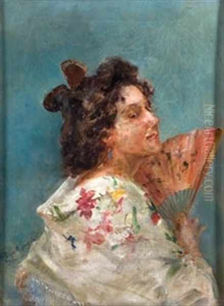 Dama Con Abanico - view 1