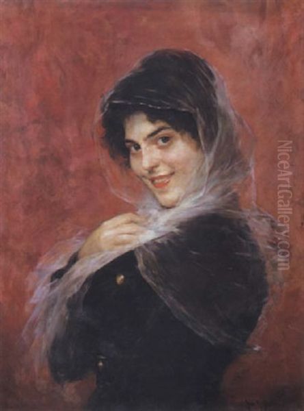 Jeune Fille Souriante - view 1