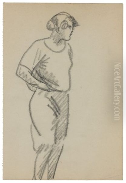 Femme Debout, No.7 (from Sketchbook No.3) - view 1