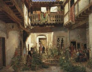 Patio Del Teatro by Pablo Gonzalvo Y Perez