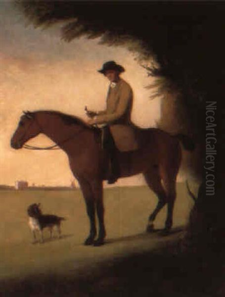 A Gentleman (william Earle Of West Derby?) On Horseback - view 1