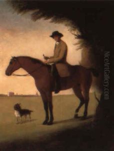 A Gentleman (william Earle Of West Derby?) On Horseback by Thomas Gooch