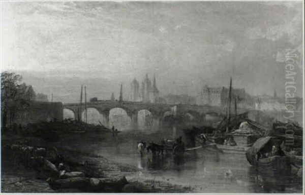 A View Of Blois From Across The Loire - view 1