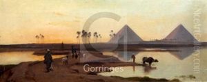 The Banks Of The Nile by Frederick Goodall
