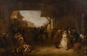 Wedding Scene by Frederick Goodall