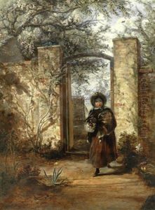 Collecting Wild Flowers by Frederick Goodall