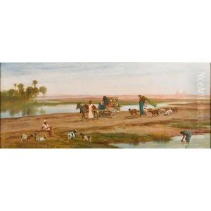 Bedouins In The Desert