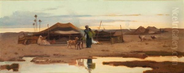 Campement Au Crepuscule - view 1