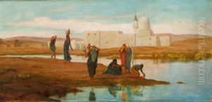 Porteuses D'eau Aux Bords Du Nil
