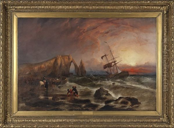 Wreck On The Coast Of Normandy - view 1