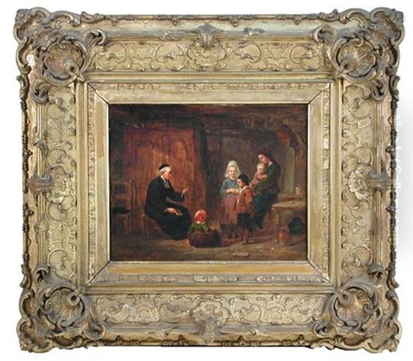 A Cleric Instructing Children - view 1