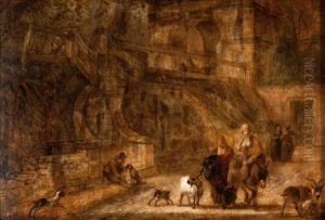 Travelers In A City by Frederick Goodall