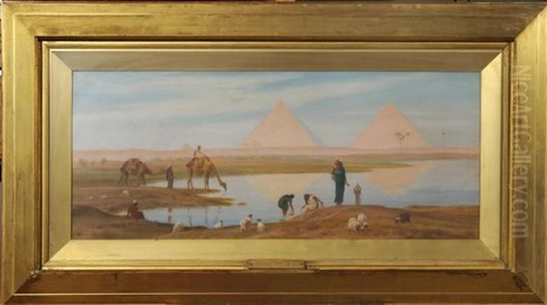 The Inindation Of The Plains Of Ghizeh: Time Of The High Tide - view 1