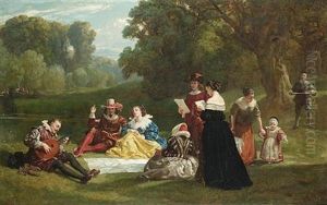 Summer Song - To Tinkling Lute Ryghte Merrylie We'll Sing by Frederick Goodall
