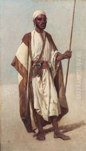 A North African Tribesman by Frederick Goodall