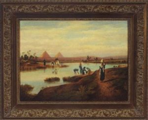 Egyptian Scene by Frederick Goodall