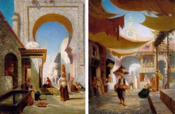 Folkelivssceneri I En Arabisk By - view 1
