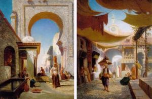 Folkelivssceneri I En Arabisk By by Frederick Goodall