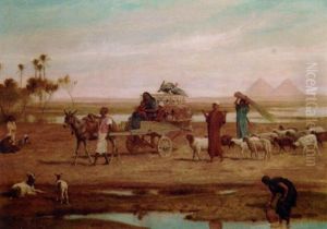 On The Road To Market by Frederick Goodall