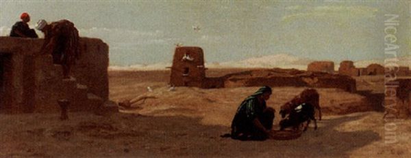 Arabian Landscape With Landscapes - view 1
