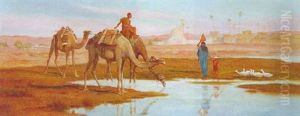 On The Waters Of The Nile by Frederick Goodall