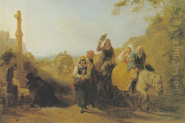Passing The Cross, Brittany - view 1