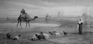 Nomades Dans Le Desert by Frederick Goodall