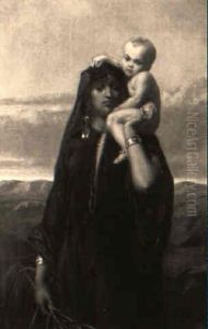 Bedouin Mother And Child by Frederick Goodall