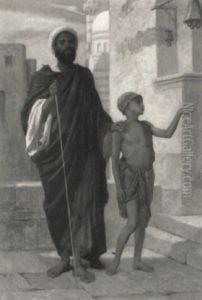 A Blind Egyptian Beggar
