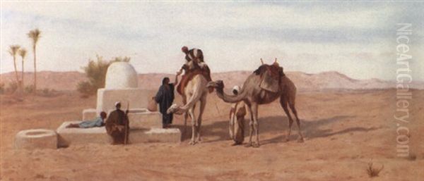 An Oasis Scene - view 1