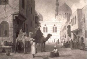 Street Scene In Cairo by Frederick Goodall