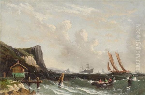 Ships In Choppy Waters - view 1