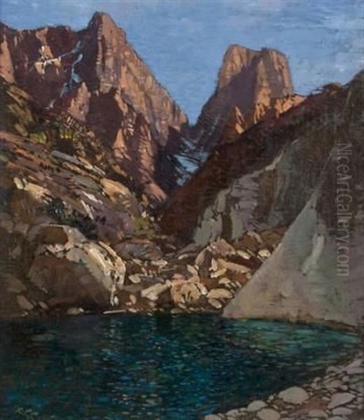 The Fairie Pool, Mont Aux Source [sic] - view 1