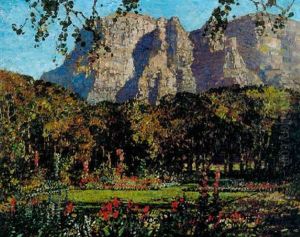 Garden At Newlands House by Robert Gwelo Goodman
