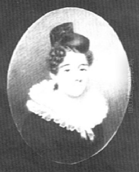 A Lady With Tortoiseshell Comb In Her Upswept Hair - view 1