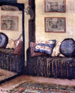 Couch And Cushions by Agnes Noyes Goodsir