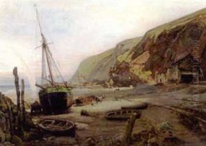 On The Coast Of North Devon by Albert Goodwin