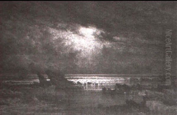 Low Water, Moonlight - view 1