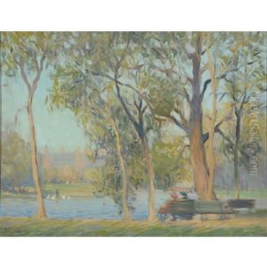 Swan Lake At Boston Public by Arthur Clifton Goodwin