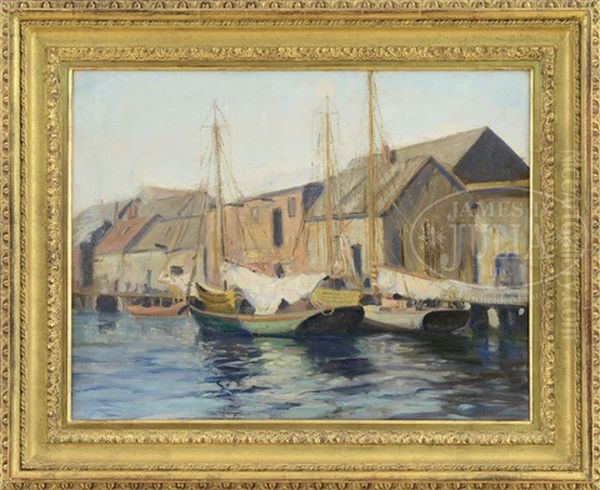 T-wharf In Boston Harbor - view 1
