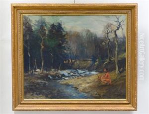 Landscape With Figure by Arthur Clifton Goodwin