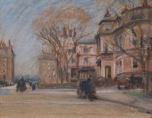Boston Street Scene