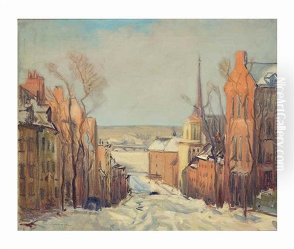 Joy Street, Beacon Hill, Boston - view 1