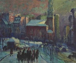 Park Street Church In Winter